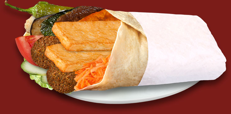 Halloumi Makali Falafel Sandwich