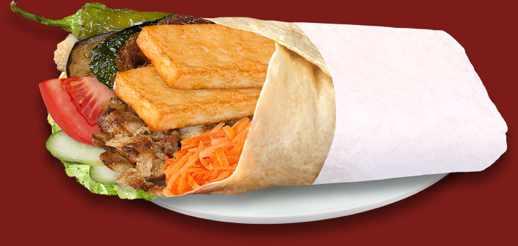 Shawarma Halloumi Makali Sandwich